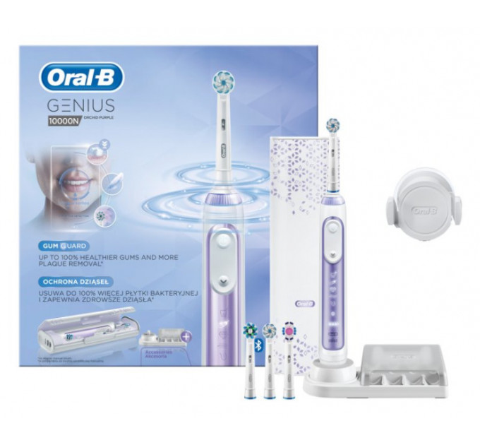 Электрическая зубная щетка Oral B Genius 10000N Orchid Pur